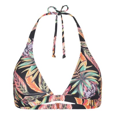 дамски,бански,костюми,o´neill,marga,bikini,top,black,tropical,flower,(black)