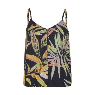 тениска,дамски,тениски,o´neill,tiare,sleeveless,t,shirt,black,(black,tropical,flower)