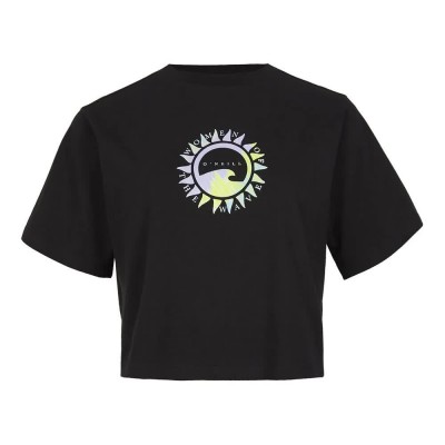тениска,дамски,тениски,o´neill,wow,cropped,short,sleeve,t,shirt,green,(black,out)
