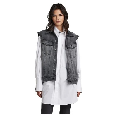 потник,дамски,потници,g,star,oversized,denim,vest,grey