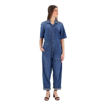 гащеризон,дамски,гащеризони,g,star,relaxed,short,sleeve,jumpsuit,blue,(faded,harbor)