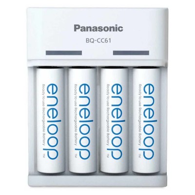батерии,eneloop,bq,cc61,+4aa,battery,charger,clear,(white)