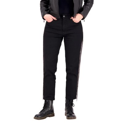 дънки,дамски,панталони,salsa,jeans,glamour,cropped,slim,fit,jeans,black,(black)