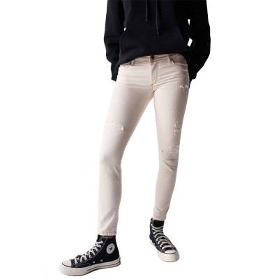 дънки,дамски,панталони,salsa,jeans,wonder,crop,ecru,wi,jeans,beige