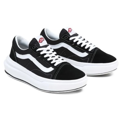 маратонки,мъжки,маратонки,vans,old,skool,overt,cc,trainers,black,white,(black)