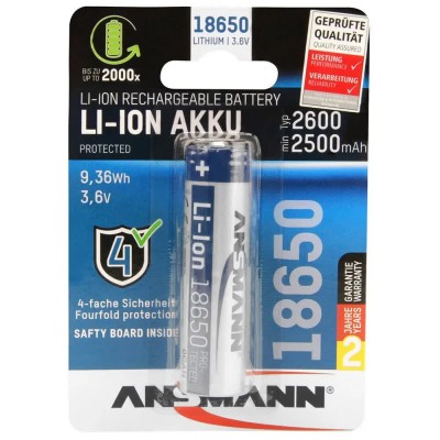 батерии,ansmann,1307,0000,2600mah,rechargeable,battery,silver,(silver)