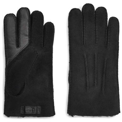ръкавици,ръкавици,шапки,и,шалове,ugg,contrast,sheepskin,gloves,black