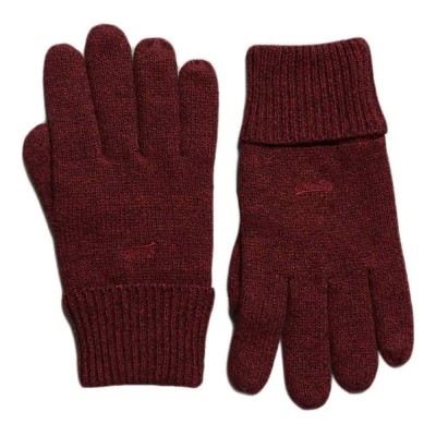 ръкавици,ръкавици,шапки,и,шалове,superdry,vintage,logo,gloves,red,(dark,red,grit)