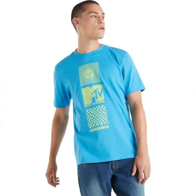 тениска,мъжки,тениски,umbro,x,mtv,graphic,short,sleeve,t,shirt,malibu,blue,(blue)