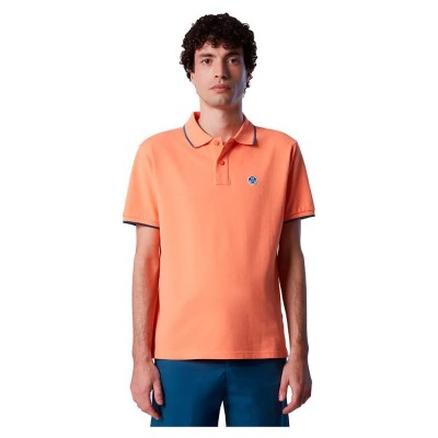 мъжки,блузи,с,яка,north,sails,graphic,692397,short,sleeve,polo,melon,(orange)