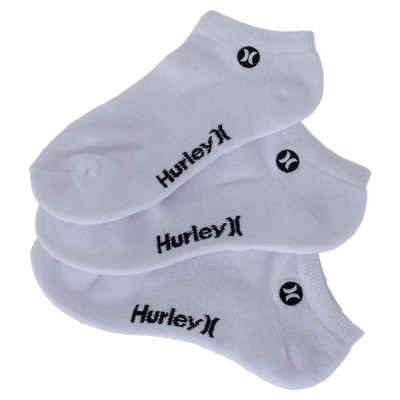чорапи,мъжки,чорапи,hurley,h2o,dri,no,show,socks,3,pairs,white