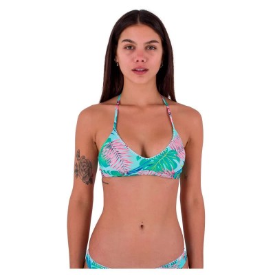 дамски,бански,костюми,hurley,java,tropical,adjustable,bikini,top,green