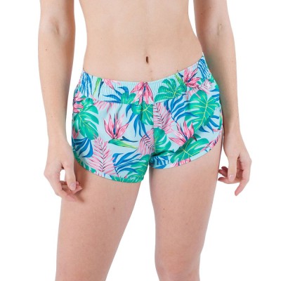 бански,гащета,дамски,бански,костюми,hurley,java,tropical,beachrider,2.5´´,swimming,shorts,green