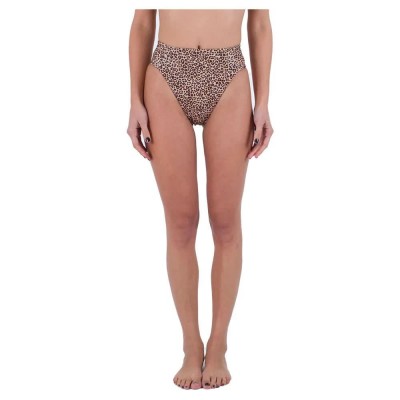 дамски,бански,костюми,hurley,max,leopard,moderate,tab,side,bikini,bottom,brown,(brown,sugar)