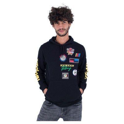 блуза,мъжки,пуловери,hurley,nascar,sweatshirt,black