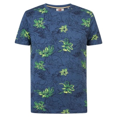 тениска,мъжки,тениски,petrol,industries,655,aop,short,sleeve,t,shirt,stone,blue,(blue)