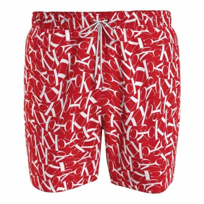бански,гащета,мъжки,бански,костюми,calvin,klein,km0km00802,swimming,shorts,red