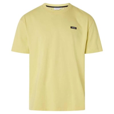 тениска,мъжки,тениски,calvin,klein,cotton,comfort,fit,short,sleeve,t,shirt,yellow,sand,(yellow)