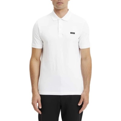 мъжки,блузи,с,яка,calvin,klein,stretch,pique,slim,button,short,sleeve,polo,white,(bright,white)