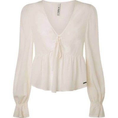 риза,с,дълъг,ръкав,дамски,блузи,дамски,ризи,pepe,jeans,aluna,long,sleeve,shirt,mousse,(beige)
