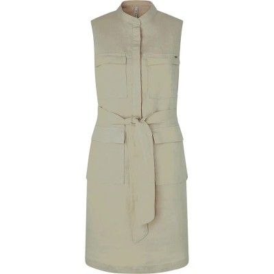 рокля,дамски,поли,и,рокли,pepe,jeans,aura,sleeveless,dress,beige