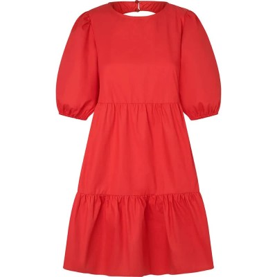 рокля,дамски,поли,и,рокли,pepe,jeans,bella,short,sleeve,dress,red,(studio,red)