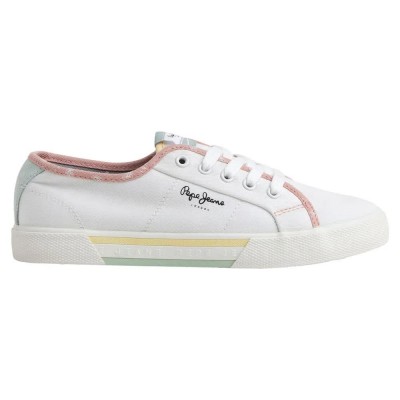 маратонки,мъжки,маратонки,дамски,маратонки,pepe,jeans,brady,bandan,low,trainers,white,(white)