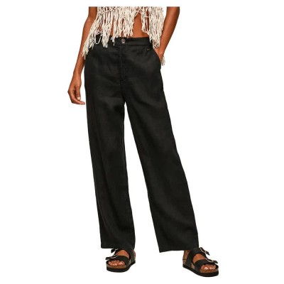 панталони,дамски,панталони,pepe,jeans,cailin,pants,black