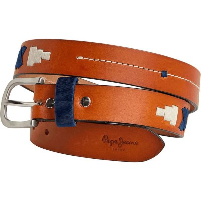 колан,колани,pepe,jeans,lua,leather,belt,brown,(tan)