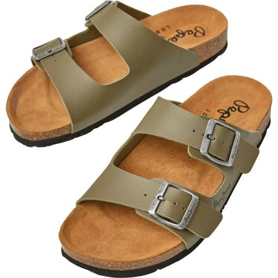 сандали,дамски,сандали,и,чехли,pepe,jeans,oban,claic,3,sandals,brown,(forest,khaki)