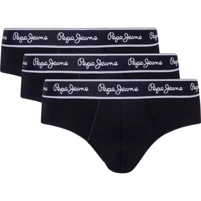 мъжко,бельо,pepe,jeans,pepe,slips,3,units,black