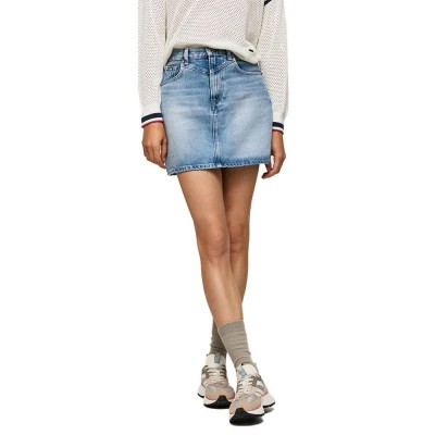 пола,дамски,поли,и,рокли,pepe,jeans,rachel,skirt,short,skirt,blue
