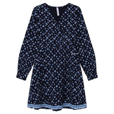 рокля,детски,поли,и,рокли,pepe,jeans,sabine,long,sleeve,dress,blue