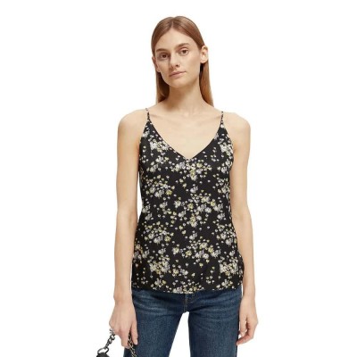 тениска,дамски,тениски,scotch,&,soda,171779,sleeveless,t,shirt,black,(dandelion,black)