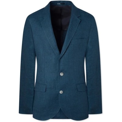 сако,мъжки,сака,hackett,delave,hopsack,blazer,navy,(blue)