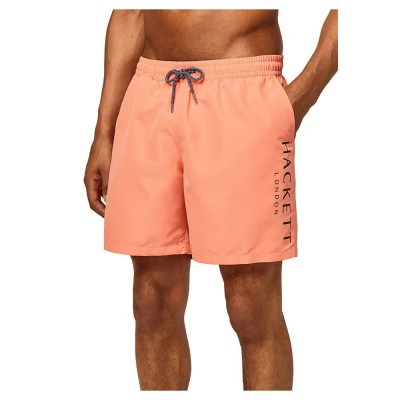 бански,гащета,мъжки,бански,костюми,hackett,solid,swimming,shorts,coral,(orange)