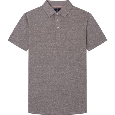 мъжки,блузи,с,яка,hackett,texture,knit,short,sleeve,polo,clay,(grey)