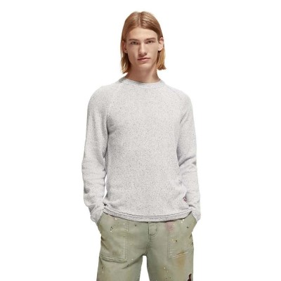 блуза,мъжки,пуловери,scotch,&,soda,172322,sweater,grey,(riviera,blue,melange)