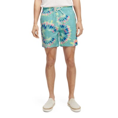 бански,гащета,мъжки,бански,костюми,scotch,&,soda,mid,length,tie,dye,printed,swimming,shorts,green