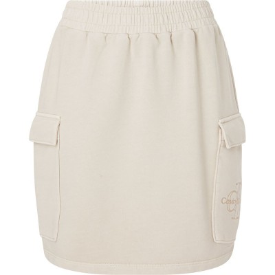пола,дамски,поли,и,рокли,calvin,klein,jeans,embroidered,monologo,skirt,beige