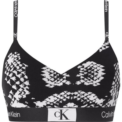 дамско,бельо,дамски,бикини,и,танкини,calvin,klein,lght,lined,lette,bra,bra,black,(snake,print,black)