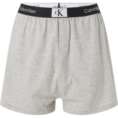 къси,панталони,дамски,пижами,calvin,klein,sleep,short,pyjama,shorts,grey,heather,(grey)