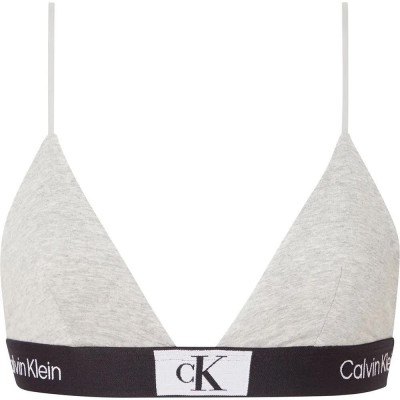 дамско,бельо,дамски,бикини,и,танкини,calvin,klein,unlined,triangle,bra,grey,(grey,heather)