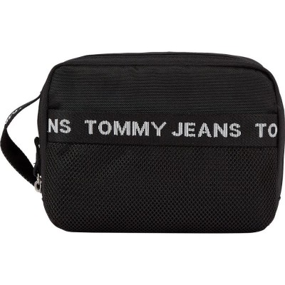 несесер,тоалетни,принадлежности,tommy,jeans,essential,nylon,wash,bag,black,(black)