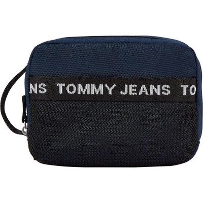 несесер,тоалетни,принадлежности,tommy,jeans,essential,nylon,wash,bag,blue