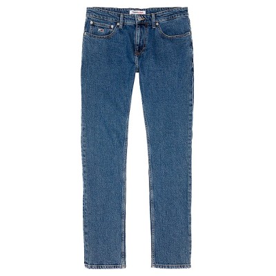 дънки,мъжки,панталони,tommy,jeans,scanton,slim,ag6137,jeans,blue