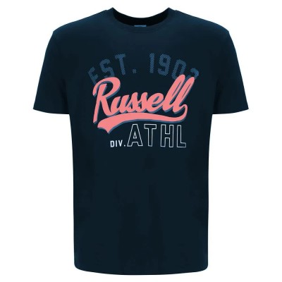 тениска,мъжки,тениски,russell,athletic,amt,a30121,short,sleeve,t,shirt,navy,(blue)