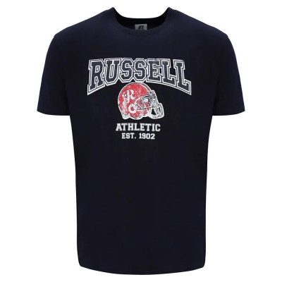 тениска,мъжки,тениски,russell,athletic,amt,a30421,short,sleeve,t,shirt,navy,(red)