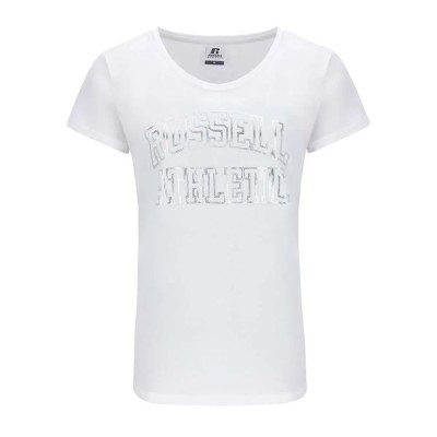 тениска,дамски,тениски,russell,athletic,awt,a31021,short,sleeve,v,neck,t,shirt,white