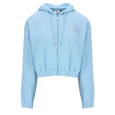 блуза,дамски,блузи,russell,athletic,awu,a31011,full,zip,sweatshirt,blue